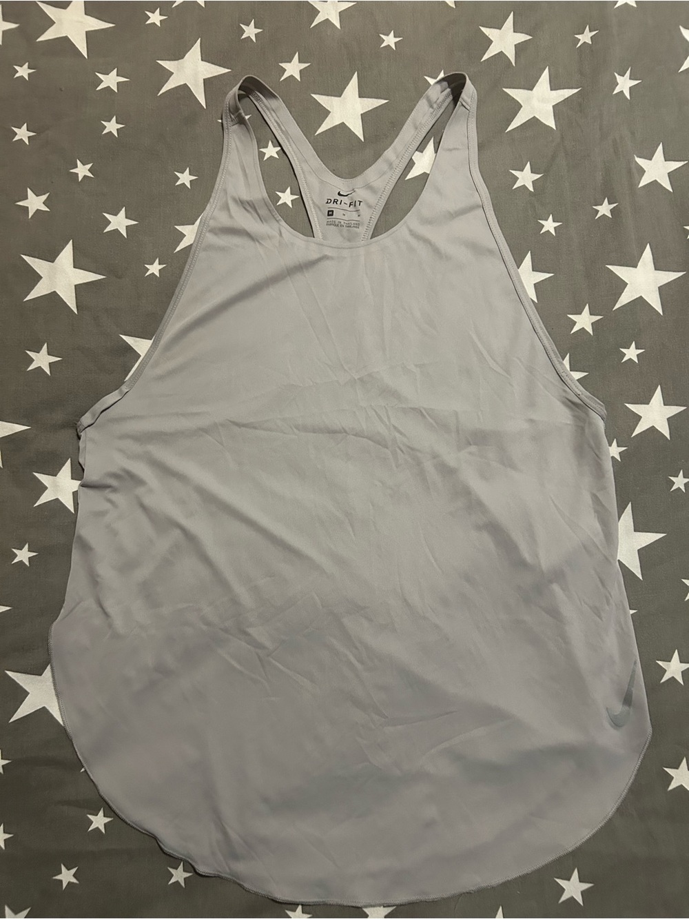 Nike Dri-Fit Light Gray Tank Top